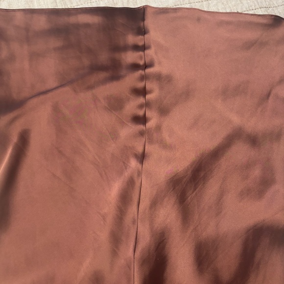 Zara Copper Satin Dress. Size XS. - Picture 10 of 11